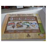 GLASS CUTTING BOARD -  FISH