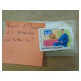 100 - REPUBLIC OF MALDIVES STAMPS