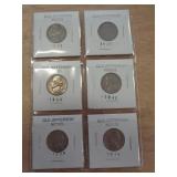 6 - OLD JEFFERSON NICKELS