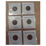 6 - INDIAN HEAD CENTS