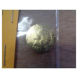 1895 GOLD PLATED INDIAN HEAD CENT