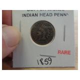 1959 COPPER NICKEL INDIAN HEAD CENT