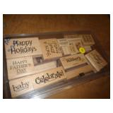 SCRAPBOOK INK STAMPS