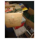 2 - BIG BOXES OF RECORDS & ALBUM COVERS / LW