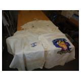 4 - CAMEL T-SHIRTS / SOME STAINING ALL XL