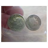 2 - SILVER ROOSEVELT DIMES
