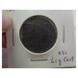 1816 ON CARD / I CANNOT SEE DATE / LARGE CENT