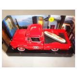 DIECAST RED FIRE TRUCK W POCKET KNIFE
