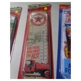 5'X17' METAL THERMOMETER - TEXACO