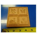 SPRINGERLE WOOD COOKIE MOLD