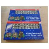 2 - BOXES OF MINI STREET LIGHTS