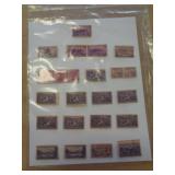 U S PURPLE STAMPS
