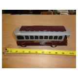 ERTL HERSHEY DIECAST TROLLEY COIN BANK