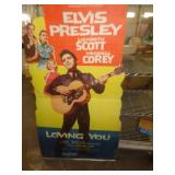 ELVIS MOVIE CARDBOARD POSTER / UT