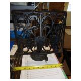 HEAVY WROUGHT IRON RECIPE BOOK HOLDER