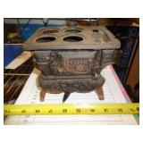 PARTIAL WROUGHT IRON MINI STOVE