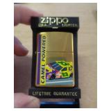 CAMEL RACING ZIPPO LIGHTER / MIB