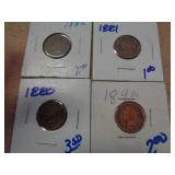 4 - INDIAN HEAD CENTS