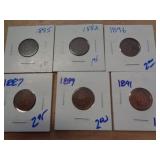 6 - INDIAN HEAD CENTS