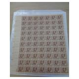 SHEET U S 3CENT STAMPS - OHIO SESQ.