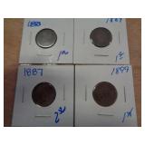 4 - INDIAN HEAD CENTS