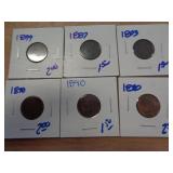 6 - INDIAN HEAD CENTS