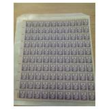 SHEET U S 3CENT STAMPS - NATO