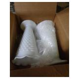 MILK GLASS VASES