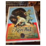 12X15 METAL SIGN / BASEBALL