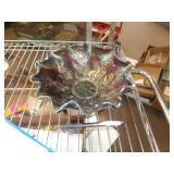 FENTON CARNIVAL GLASS BOWL / MARKED