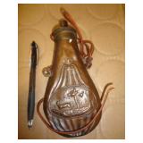 VINTAGE POWDER FLASK