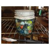 SMALL JAR OF MARBLES