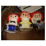 RAGGEDY ANNE & ANDY PLANTERS