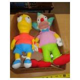 SIMPSONS STUFFED FIGURES