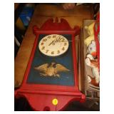 1967 SEXTON CAST ALUMINUM CLOCK