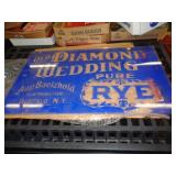 16X26 GLASS SIGN DIAMOND RYE / GLASS SHEET
