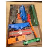 MIXED TRAIN CARS & PARTS