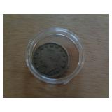 1883 'NO CENTS' V - NICKEL