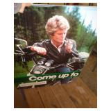 METAL KOOL SIGN APPROX 6 FEET X 4 FEET / LW