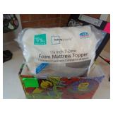 NEW FOAM TWIN MATTRESS TOPPER / UT