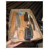 KNIFE SHEATHS & STONES