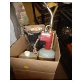 BOX OF PROPANE TORCH ITEMS