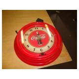 COCA COLA PLASTIC LIGHT UP CLOCK