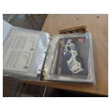 BINDER OF NASCAR ITEMS