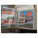 BINDER OF NASCAR ITEMS