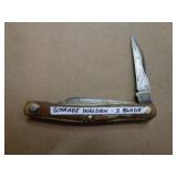 SCHRADE WALDEN 2 BLADE  POCKETKNIFE