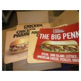 PACK OF PENN STATION PLASTIC SIGNS