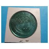 ALUMINUM MARDI GRAS TOKEN