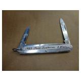 1985 JUNE JAMBOREE 2 BLADE  POCKETKNIFE