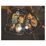 2 - METAL COKE TRAYS